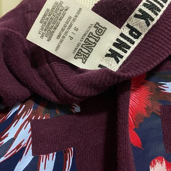 PINK Victoria Secret Campus Jersey Crew Neck Shirt - Picture 6 of 6